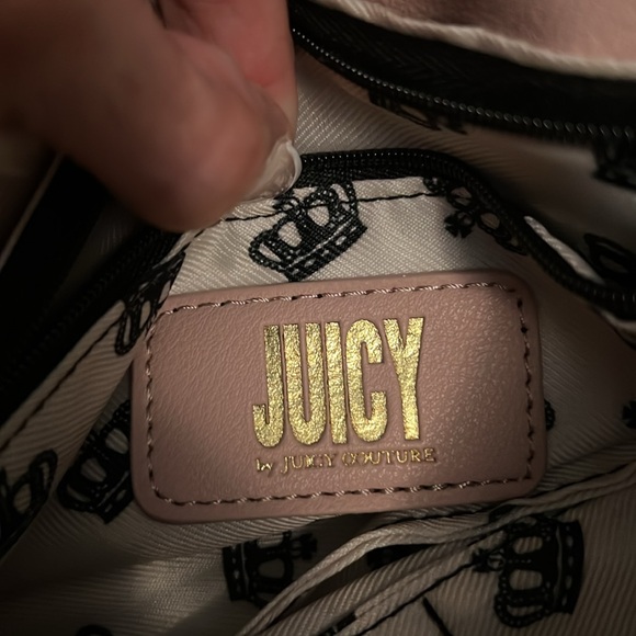 Juicy Couture Fur Flamingo Luxadelic Pink Flap Crossbody/Handbag - Picture 14 of 16